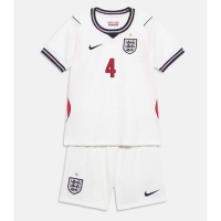 Camiseta Inglaterra Declan Rice #4 Primera Equipación Replica Mundial 2026 para niños mangas cortas (+ Pantalones cortos)